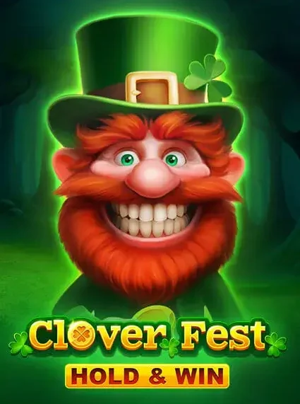 Decorative casino game artwork for CleanWins: Clover Fest Hold And Win